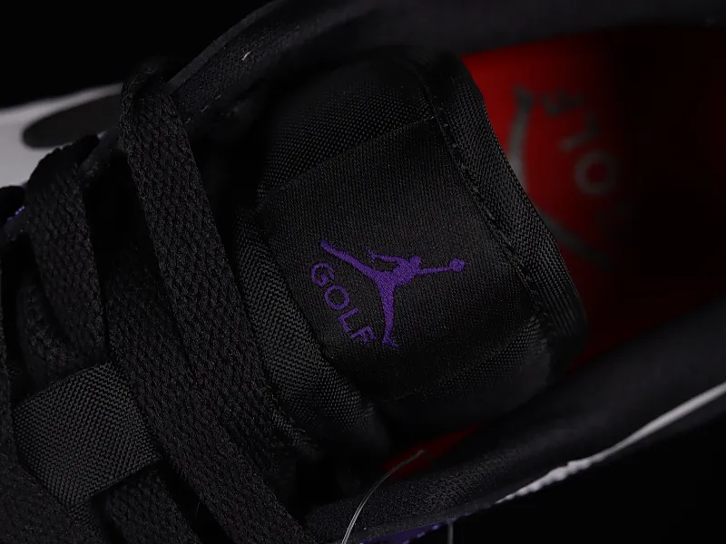 All categories Air Jordan Jordan series basketball shoes Air Jordan 1 Low G version pure original Air Jordan 1 Low Golf "White Purple" AJ1 Joe 1 new golf version white and purple color DD9315-105